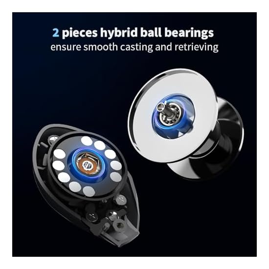 Mavllos Resolute Ultralight Baitcasting Reel 7.1:1 Gear Ratio 9+1 Bearings Lure 2-22g Carbon Frame 4