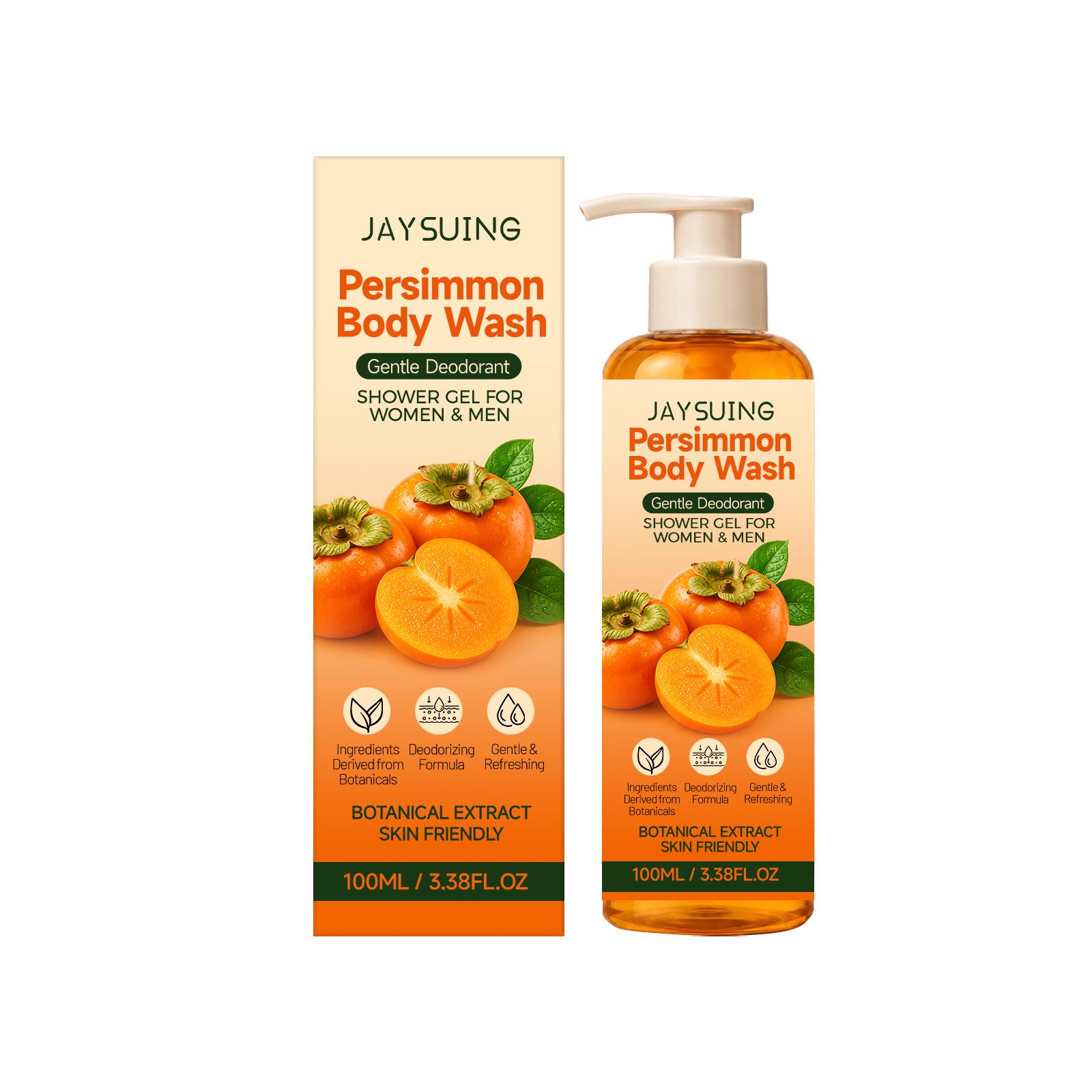 JAYSUING Persimmon Body Wash: Gentle Moisturizing for Soft, Smooth, Hydrated Skin