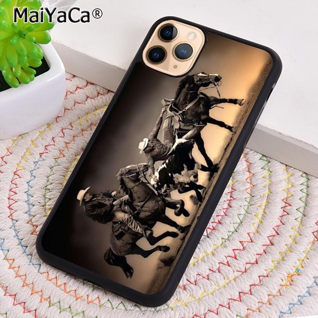 

MaiYaCa Extreme Sport Rodeo Cowboy Lasso Phone Case For iPhone 17 Air 16 16e 15 14 plus 11 12 13 pro max Shell Cover coque iPhone 11pro max