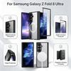 Frosted Translucent Magnetic Wireless Charging Case For Samsung Galaxy Z Fold 8 Ultra 7 Hinge Protect Cover With Screen Glass