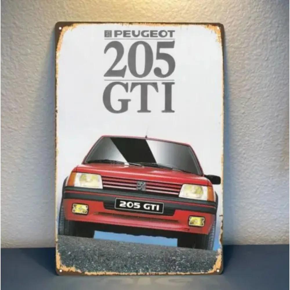 205CarCollectableSign 205 Car Metal Poster - Collectable Tin Sign 20x30cm(8x12in), Vintage Auto Wall Decor