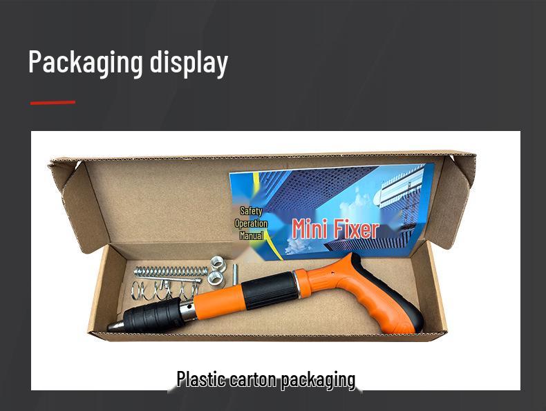 Jingyigong Mini Silencer Nail Gun for Ceiling and Wall Fixings