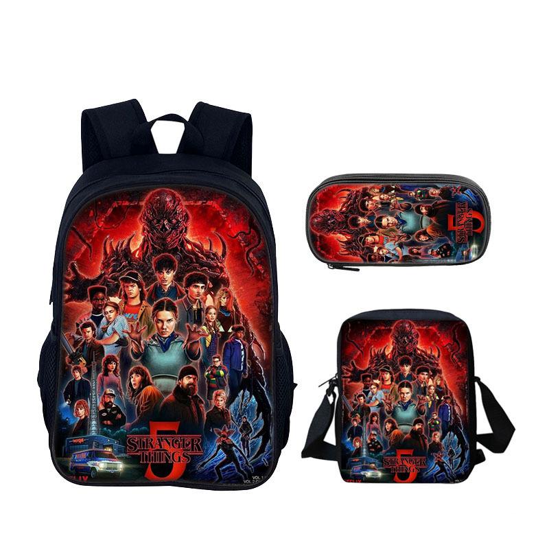 Школьный рюкзак Stranger Things Набор из трех предметов KTB Backpack three-piece set