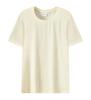 Unisex 190G Loose Ice Silk Cotton Short-Sleeve T-Shirt - Solid Color, Soft Basic Top