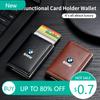 BADT3 New Men Wallet ID Credit Card Holder RFID Wallet Pop Up Bank Card Case For E46 E90 E60 F30 F10 E39 E36 F20 E87 E90 E70