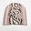 Halloween Series Jacquard Knitted Hat European and American Fashion Skull Portrait Beanie Pullover