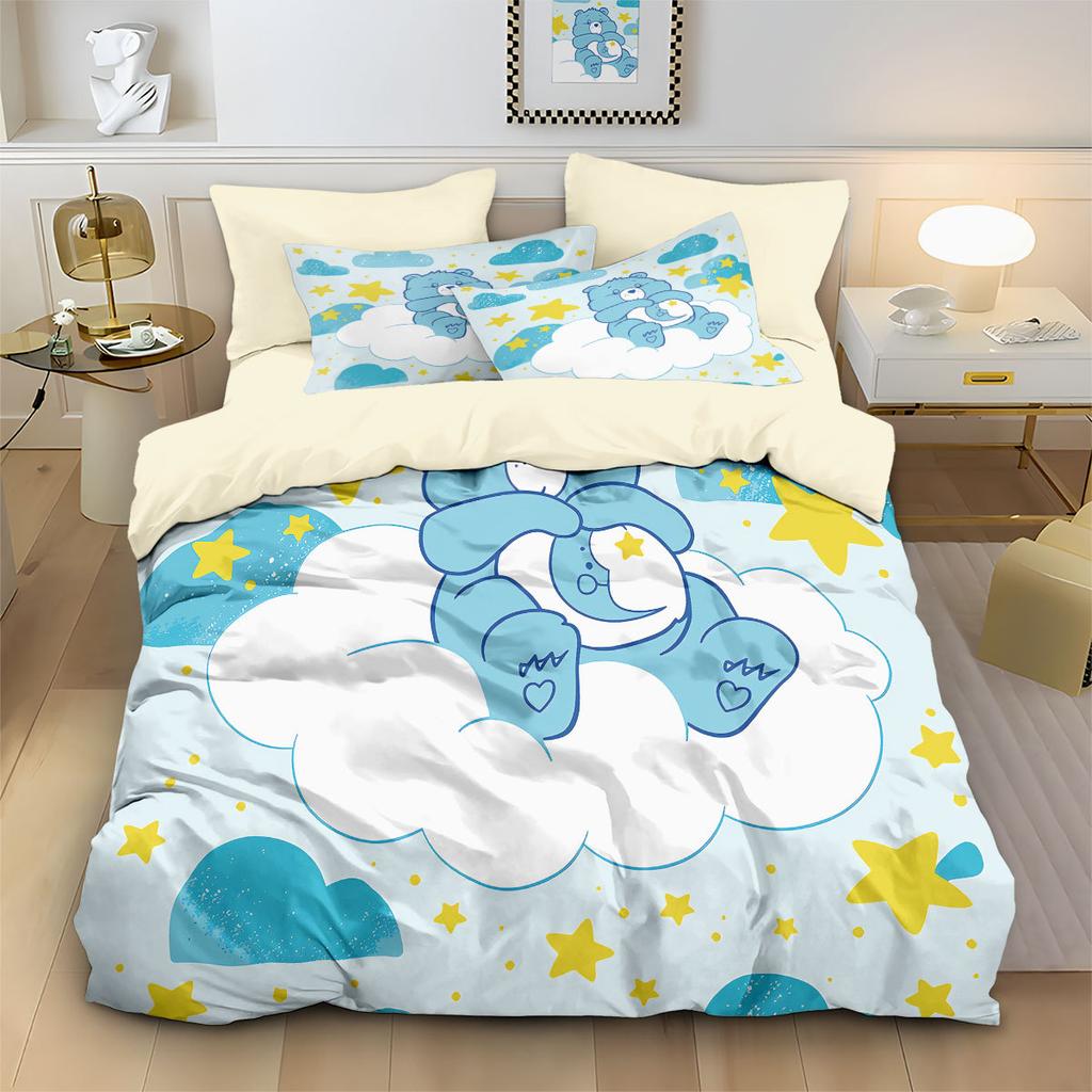 Geometric Lines Bedding Set 3D Print Soft Duvet Cover for Bedroom Dormitory Decor, 1 Duvet Cover and 2pillowcase with Zipper