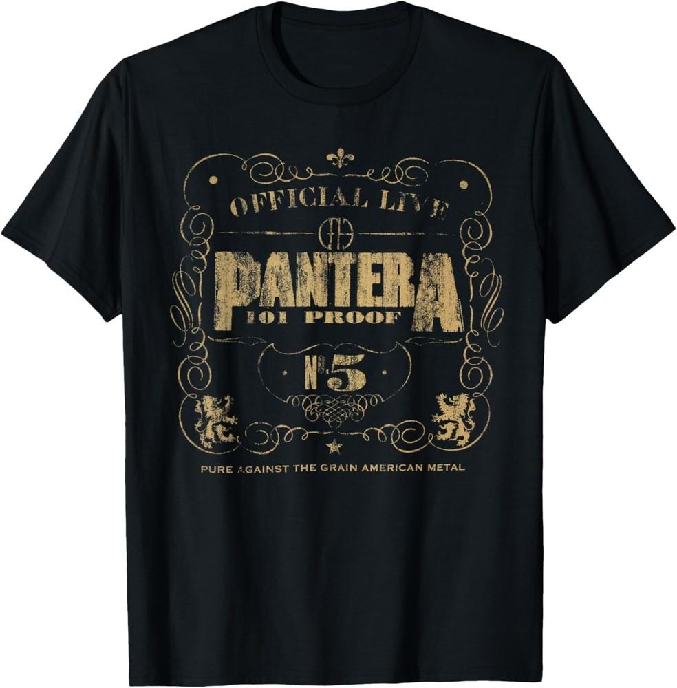 

Официальная футболка Pantera 101 Proof Black унисекс для взрослых 4XL