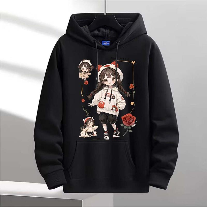 Women Hoodies Anime Omniscient Reader Graphic Sweatshirt Cartoon Comic Kawaii Printing Pullovers for Girls Winter Fleece Clothes