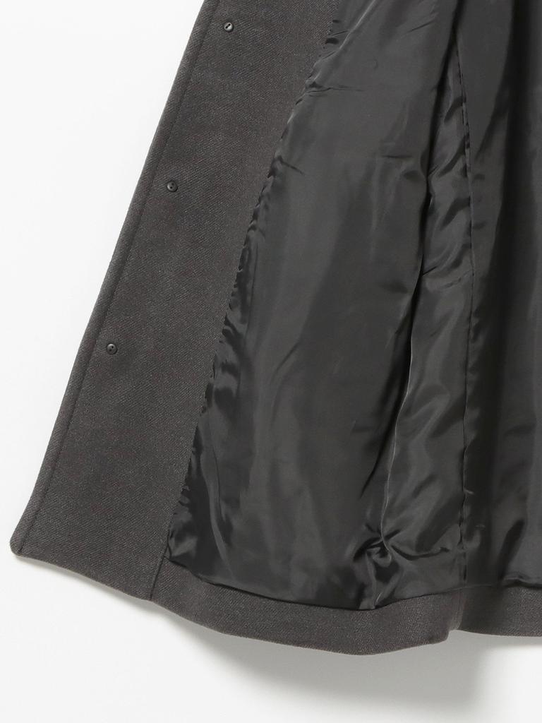 Beams Heart Price Drop on Hooded Stand Collar Size 42190009413 [New 12/25] Men's Coat, CHARCOAL.G, S,