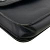 HERMES body bag Sheep leather Pochette black Sheep leather unisex Used