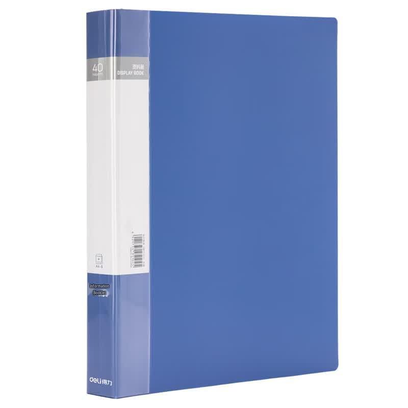 Deli A4 40-Pocket Document File Holder