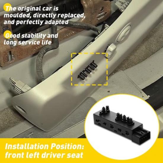 For Chevrolet Malibu Equinox 2010-2018 Car Seat Control Switch Left Driver Side