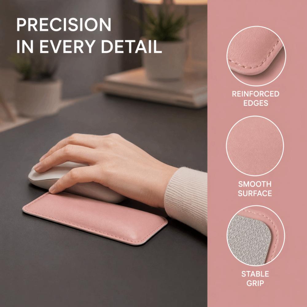 Leather Keyboard Wrist Pad Large Computer Keyboard Desk Pad Durable Leather Mouse Pad Desktop