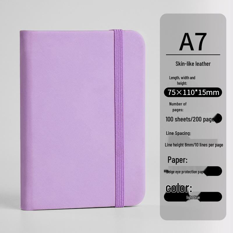 Mini A7 Pocket Diary: Compact Waterproof Leather Notebook Standard