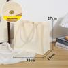 Muji Custom Logo Canvas Tote Bag - High Quality 3D Film Coated Cotton Bag