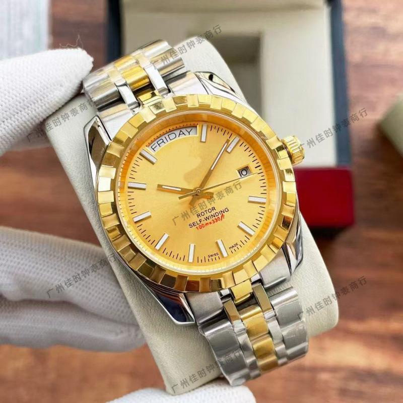 Dijia Tud Klassisch M22010 Business Rautenmuster Automatik Mechanisch Stahlarmband Herrenuhr