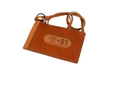 EIGHT ONE Tochigi Leder Passhülle Passetui Ausweishülle Bunte Farben Luxus Echtleder Leder [PLUS +81] Herren Damen (Kamel)