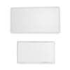 1* 15x8cm/11x6.5cm Car Sun Visor Mirror Portable Makeup Mirror Stainless Steel Clearer Image Universal For Truck Vans SUV