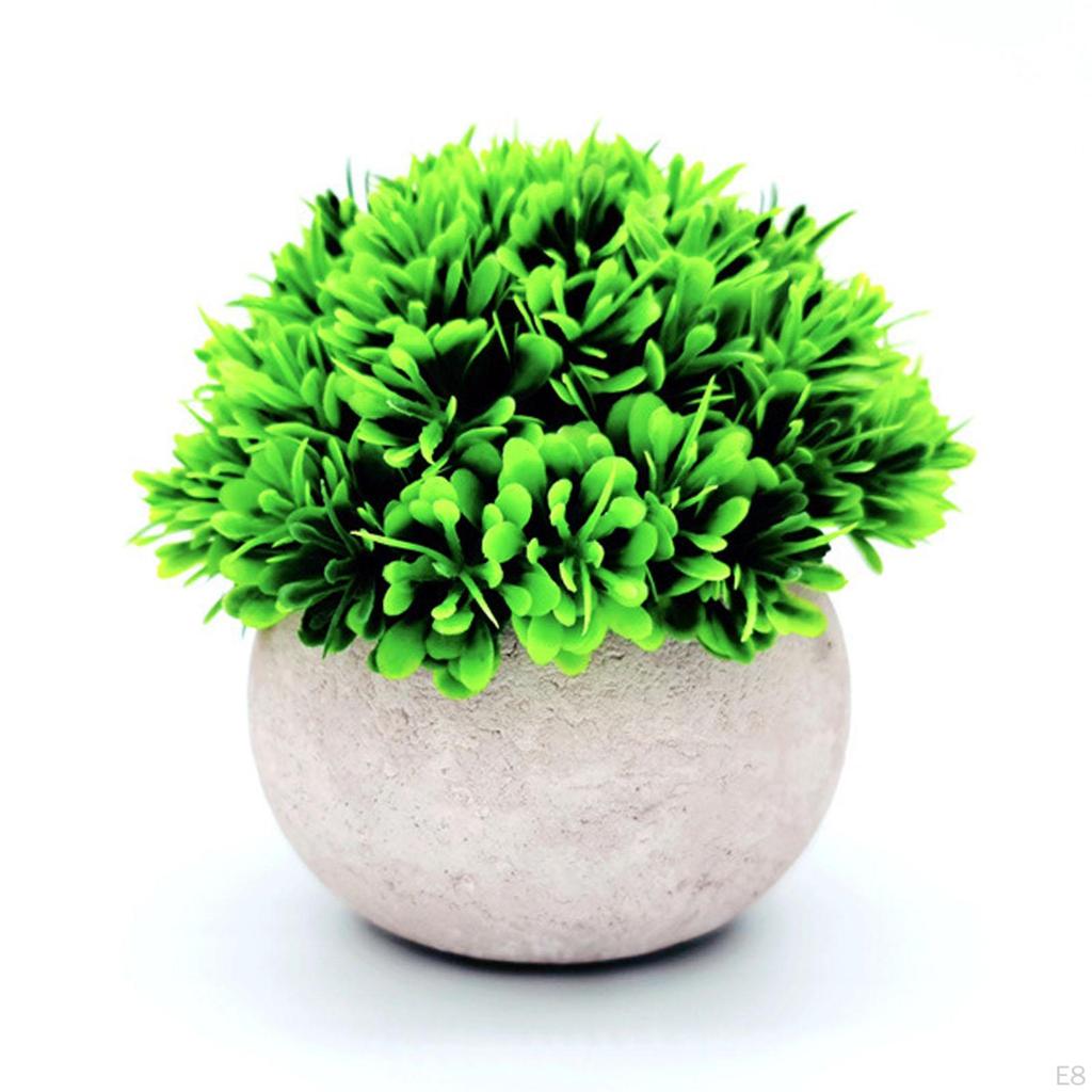 Artificial s PU Material Potted Ornament Housewarming Gifts Craft Bonsai Small for Garden Desktop
