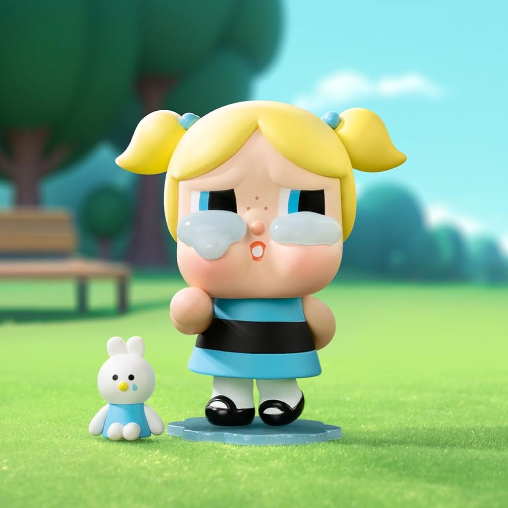 Popmart Crybaby Powerpuff Girls Series Blind Box Figure PVC Toy Collectible Character 1 Piece
