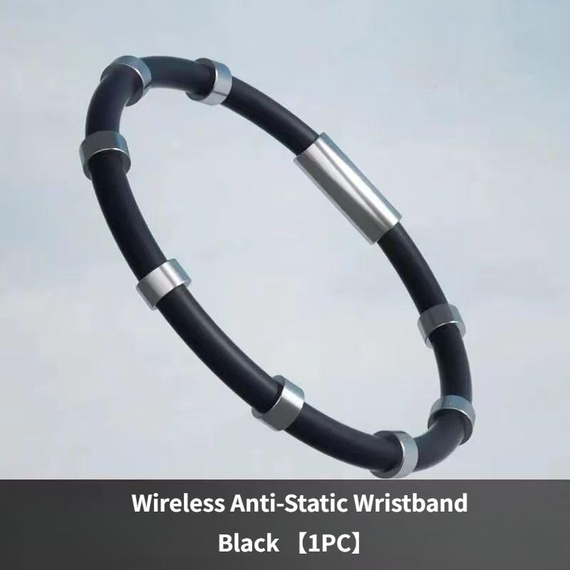 

Fashion Sport Wristbands Eliminate Human Body Static Electricity Stylish Car AntiStatic Bands Car Anti-Static Accessories Unisex Black 1PC