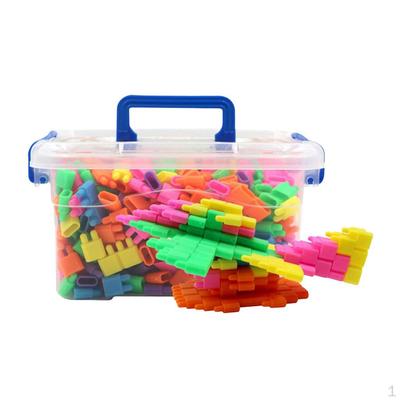 450 Pcs Plastic Building Construction Blocks Puzzles Kids Toddlers Educational Toy
