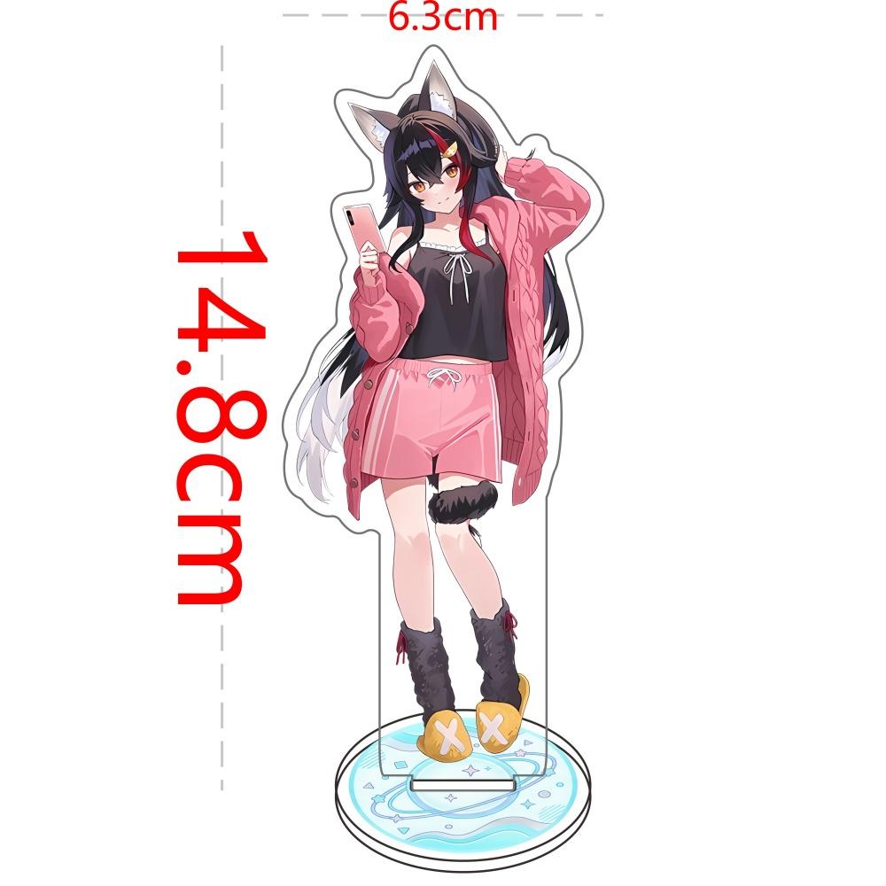 

15cm Hololive Production Characters Acrylic Stand Fubuki Mio Towa Figure key Cute Anime Desktop Decor Collection Gift for Fans 15 cm