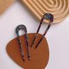 2pcs/lot Korean Hair Sticks Women Hair Clip Elegant Colorful Leopard Texture Acetate Hair Sticks Girls Hairclip Hair Accessories
