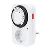 Mechanical Timer Socket with 96 Switching Segments(15 Minutes) 24 Hour Analogue Timer for Indoor Use with Child Lock