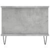  Coffee Table, Concrete Grey, 90x50x40 Cm