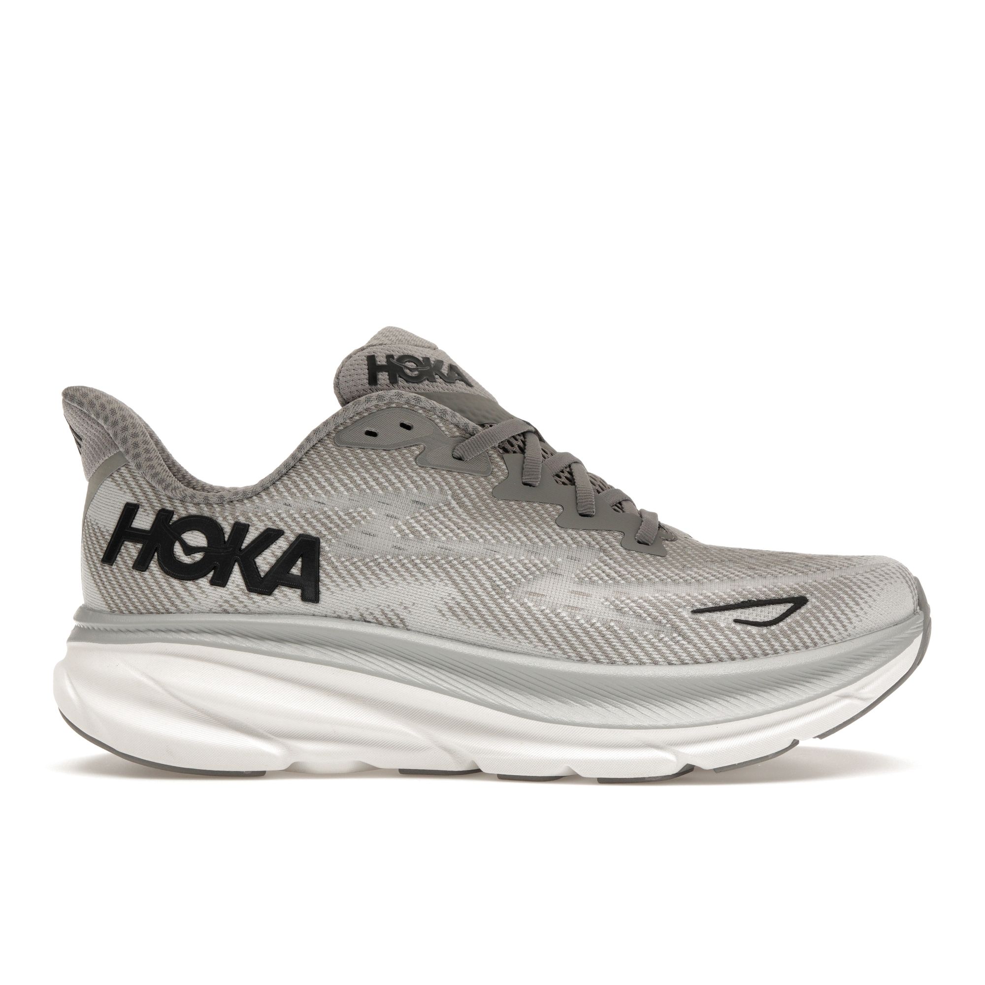 

HOKA Clifton 9 Harbor Mist Черные мужские кроссовки Серые 1127895-HMBC 42