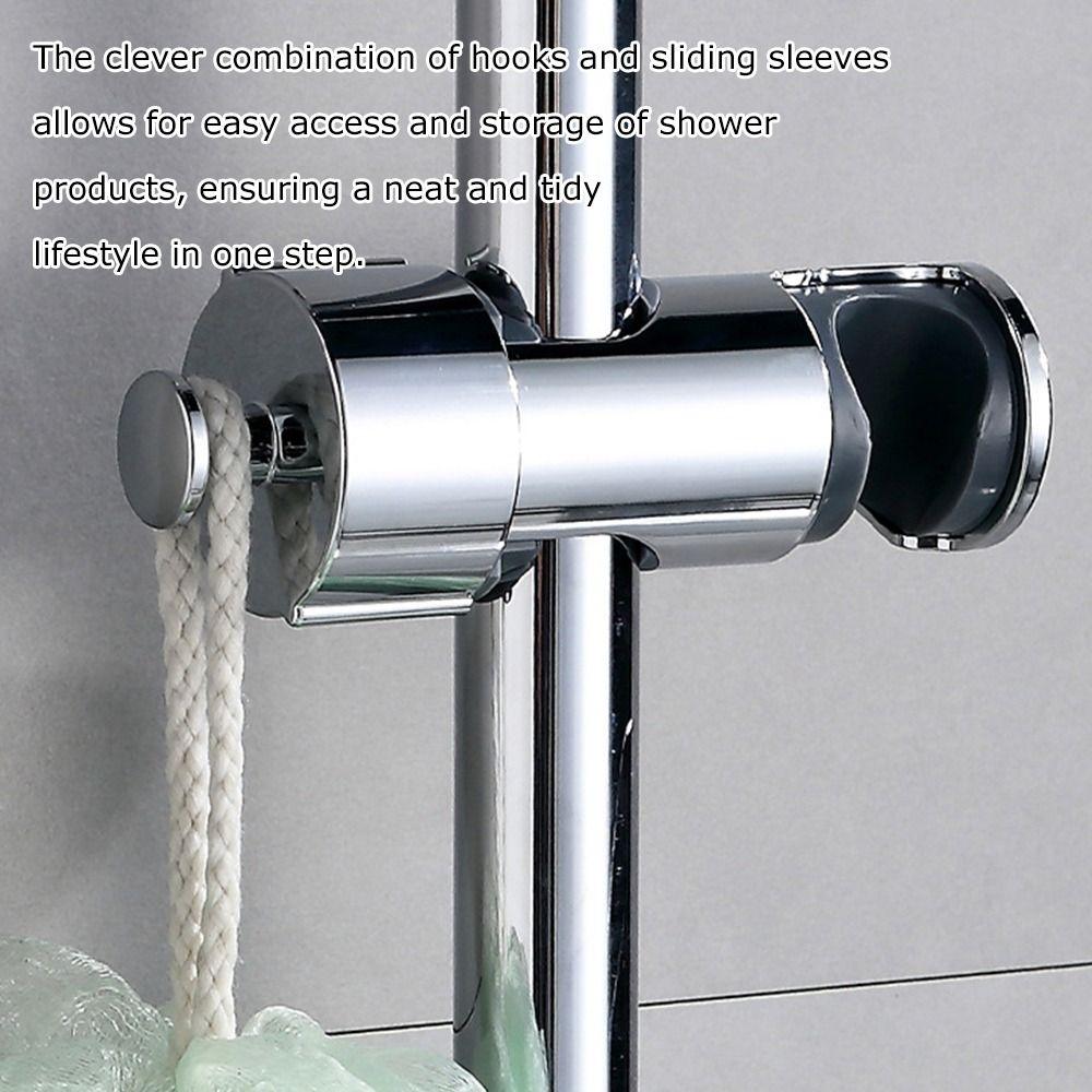 Adjustable Shower Head Holder Rotatable Sprayer Fixed Base Hardware Bath Accessories
