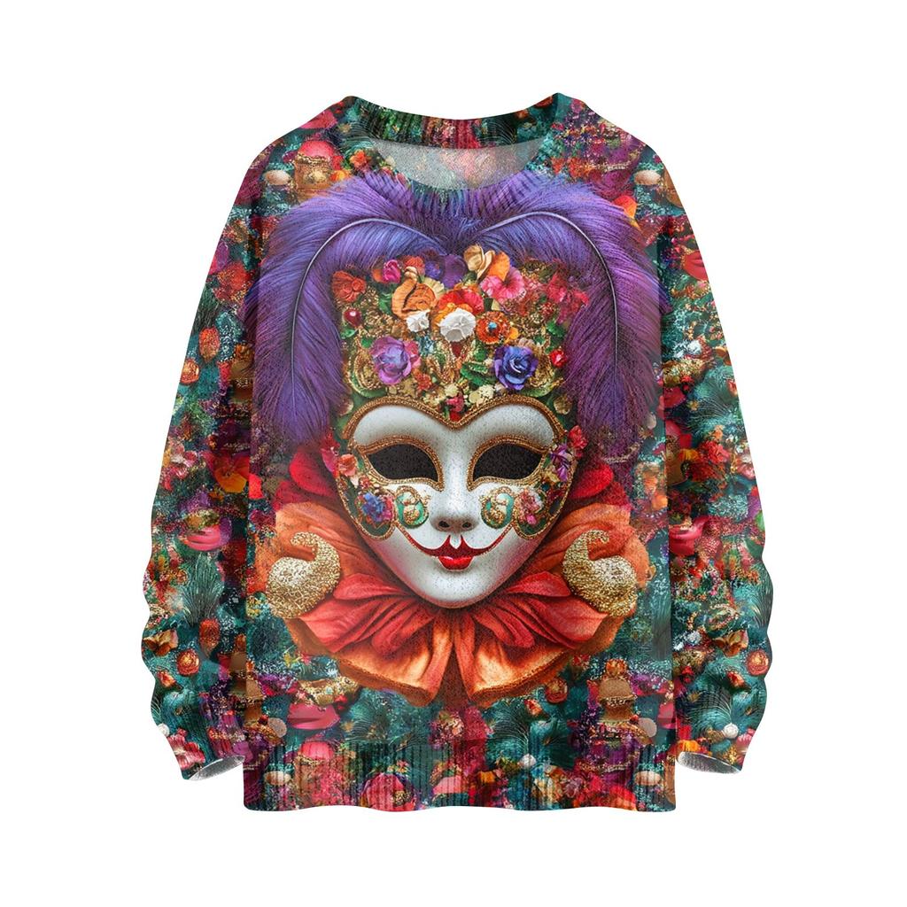 Children's Sweatshirts Boys' And Girls' Knitwear Cute Printed Shirts Round Neck Pullover Tops