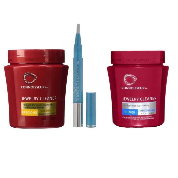 Nettoyant pour bijoux - Connoisseurs - Precious + Silver - 236 ml - Stick Diamond Dazzle - Argenté