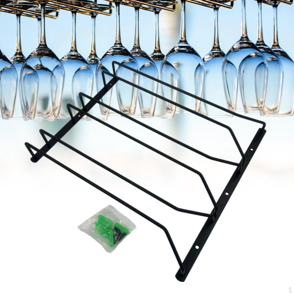 Wine Glass Rack Hanging Stemware Hanger Holder for Dining Room
