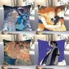 Summer Time Rendering Animation Pillow Case Fashion Square Pillowcase Bedroom Sofa Room Ins Decoration Leisure