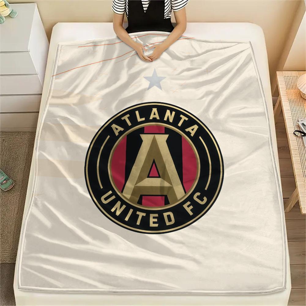 Atlanta United FC Flannel Blanket, High quality Comfortable for All Seasons, Home Decor, Warmth and Comfort 80cm x 120cm
