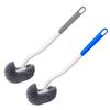 Toilet Brush with Suspension Design Hemisphere Head Extended Handle Suspension Style Toilet Brush Bathroom Cleaning Tool