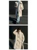 High Street Style Woolen Coat for Men and Women - Loose Mid-Length Korean Over-the-Knee Trench for Autumn/Winter