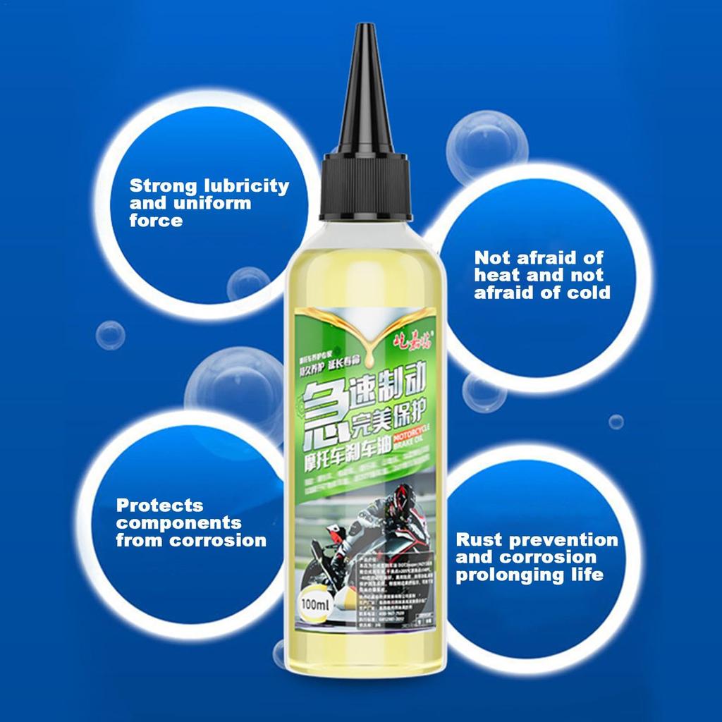 Qismetbina 100ML Motorcycle Dot 4 Motorcycle Brake Mineral Dot