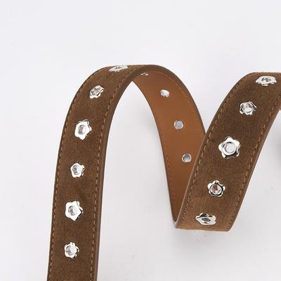 Star Rivet Trend Belt Women's Matte Hollow Decorative Jeans Versatile Leather Belt Women