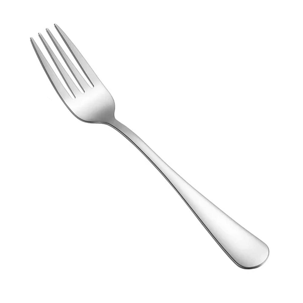 

1pcs Plastic Cutlery Set Crystal Clear Cutlery-set Stainless steel Dinner Fork Birthday Party Household