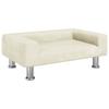 Kids Sofa Cream 70x45x26.5 Cm Velvet