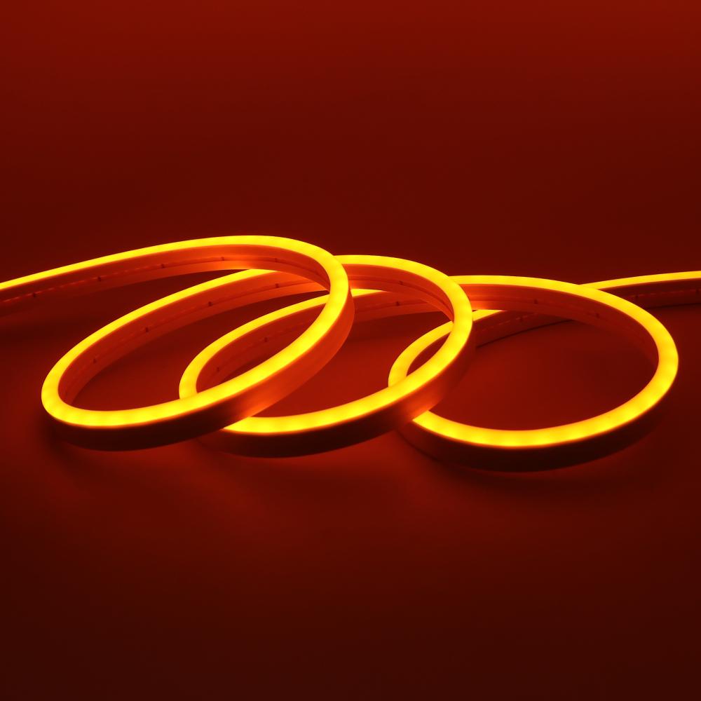 

DC 24V Neon Strip IP67 Waterproof 1M 5M 10M 20M TV BackLight Home Decor White/Blue/Pink/Yellow/Green Silicon Tube LED Light DC 24V&0.5m помаранчевий