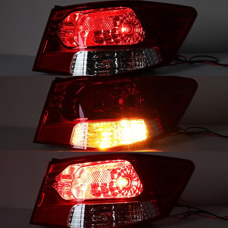 For KIA FORTE 2009-2013 Car Ide Outside Rear Tail Light Turn Signal Stop Brake Lamp Fog Light Auto Parts Taillight Assembly
