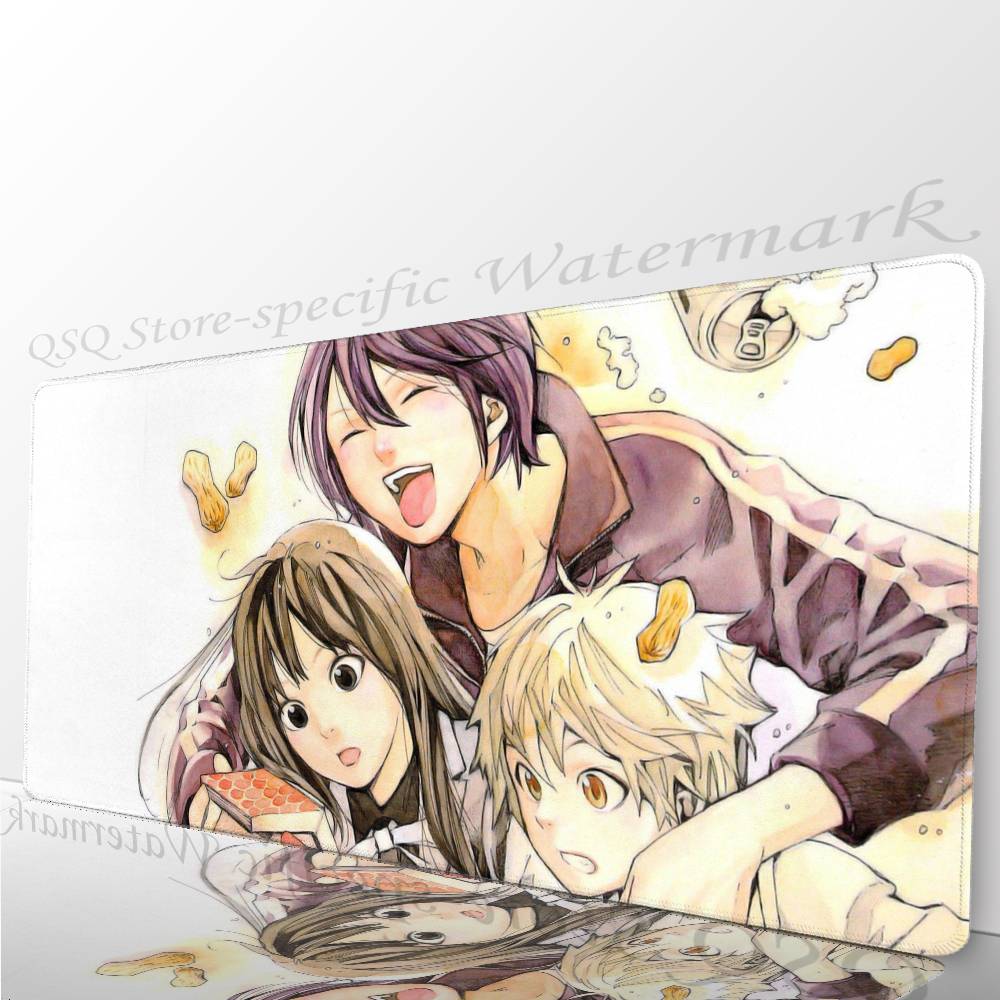 Anime N-Noragami Mousepad Non-slip Suitable For Office Computers Laptops E-sports Game Desk Mats XXL Keyboard