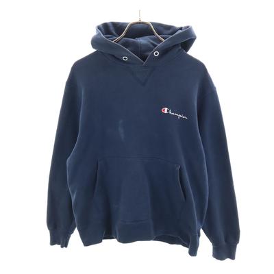 90s Made In USA Old Long Sleeve Sweatshirts M Navy Men's Used