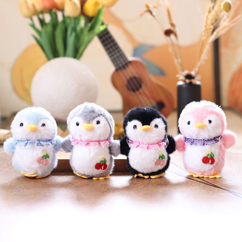 Cute Cartoon Penguin Plush Keychain Stuffed Doll Keyring Backpack Pendant Bag Hanging Decoration Lovely Gifts