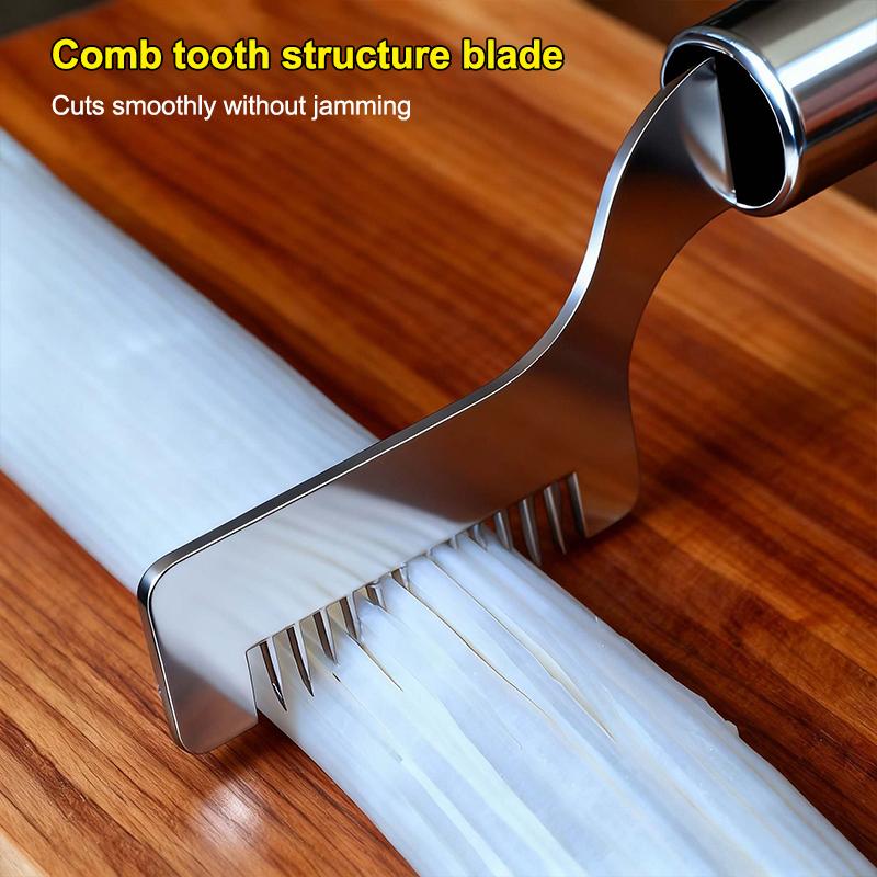 

Scallion Cutter, Onion Cutter, Green Onion Shredder, Stainless Steel Vegetable Slicer, Innovative Kitchen Tool, Kitchen Gad